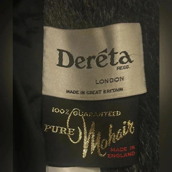 Vintage Dereta London Mohair Plaid Coat – 60s Mod, Old Money Style - Picture 4 of 6